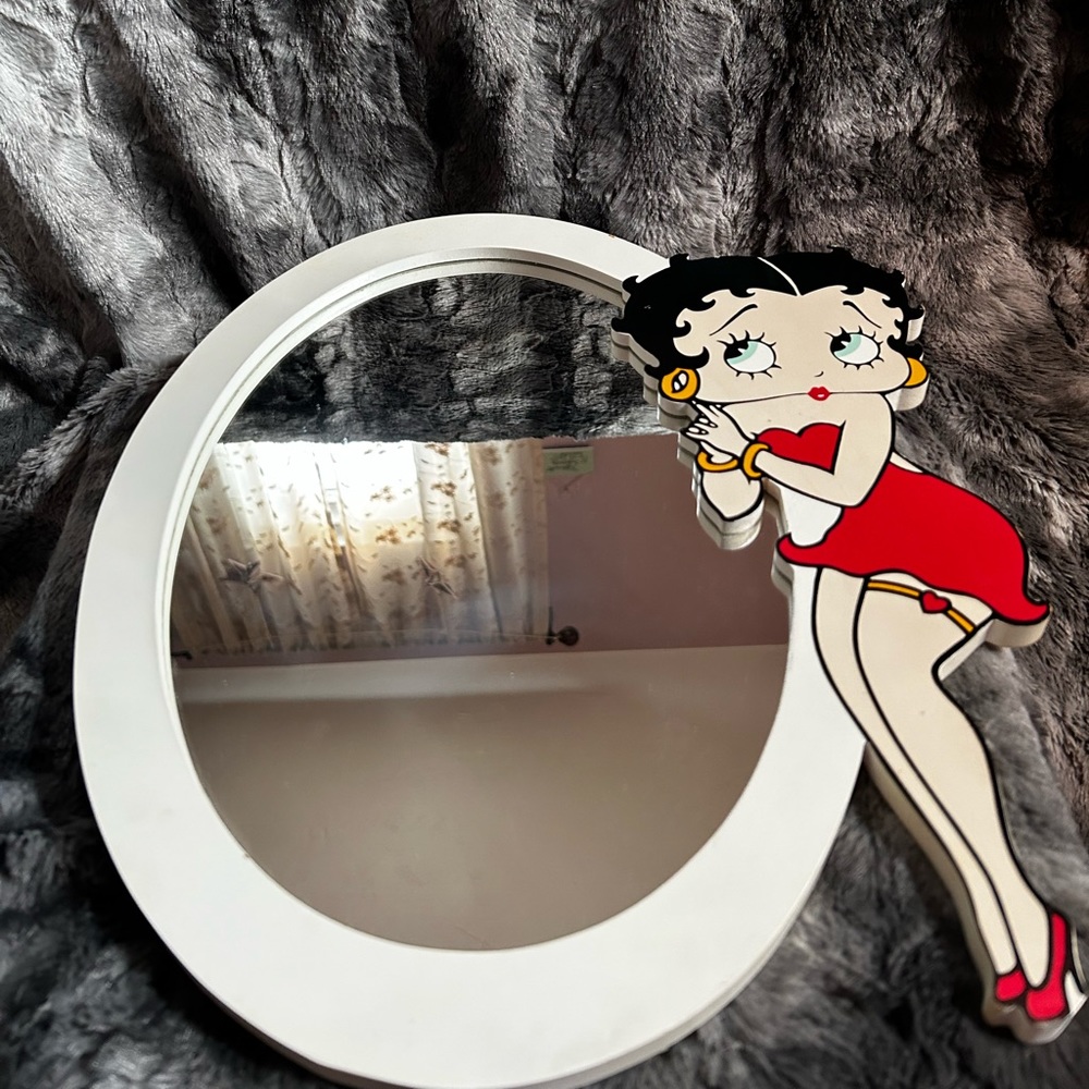 Vintage Betty Boop stand up mirror